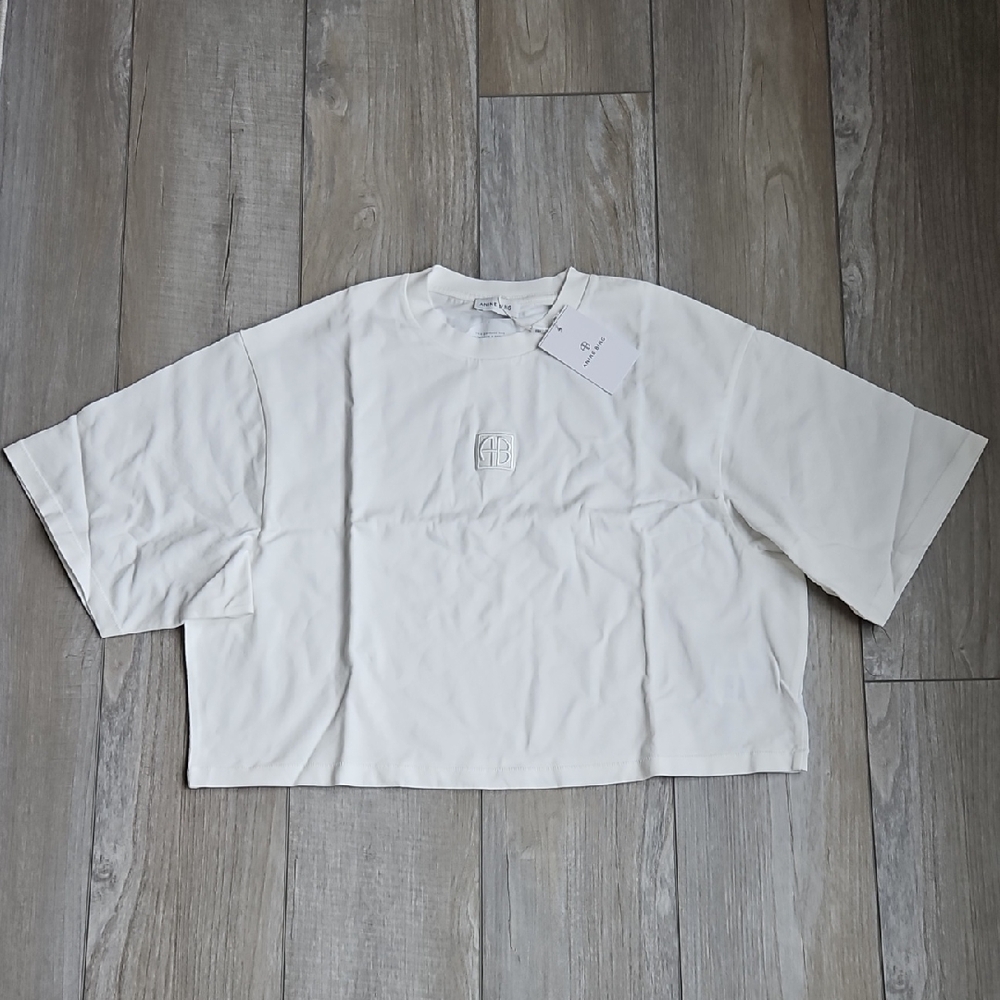 Anine Bing Cropped Tee